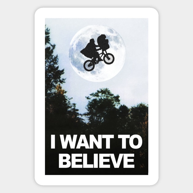 I want to believe in ET Sticker by gnotorious